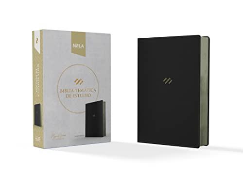 Biblia Tematica de Estudio NBLA *OFERTA PSC -Símil de piel negro